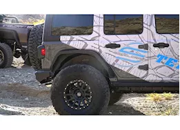 Steelcraft Automotive 18-c wrangler jl unlimited 4-door fine textured black rear fender flares