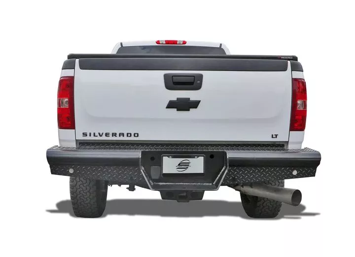 Steelcraft Automotive 11-c silverado 2500/3500 rear bumper replacement 4in pipe style line black