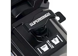 Superwinch Sx12sr winch; 12000 lbs; 12 vdc; 3/8 in x 80ft synthetic rope; 6.0 hp