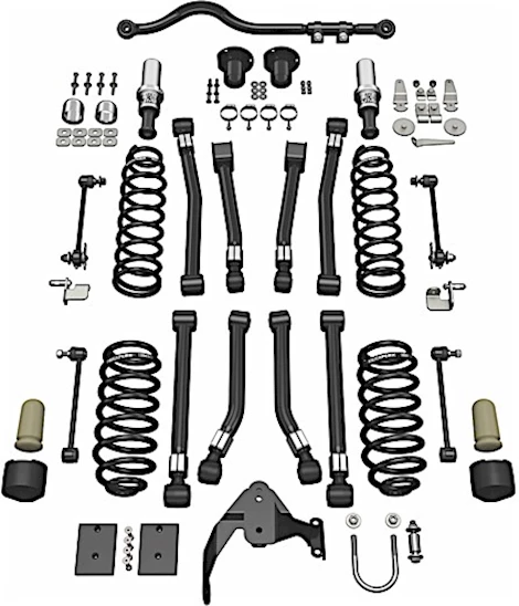 TeraFlex 07-18 JEEP WRANGLER JK 2-DOOR 3" ALPINE CT3 SUSPENSION SYSTEM