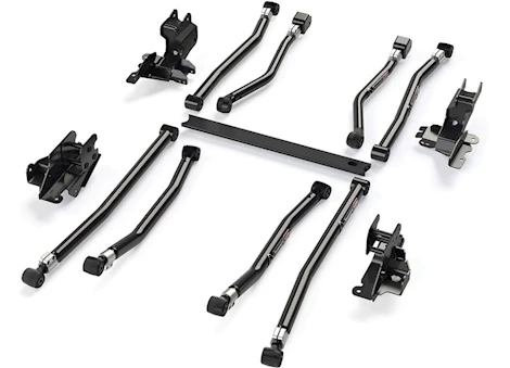 TeraFlex JL 4DR: ALPINE IR LONG CONTROL ARM & BRACKET KIT – 8-ARM ADJUSTABLE (3-6" LIFT)