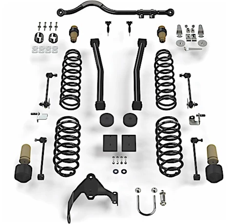 TeraFlex 07-18 JEEP WRANGLER JK 4-DOOR SPORT S/T2 SUSPENSION SYSTEM (2.5LIFT)-NO SHOCKS