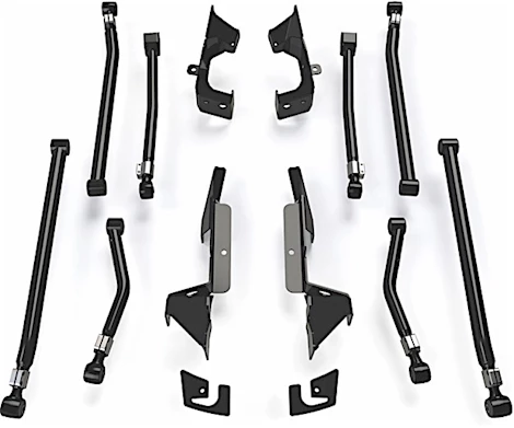 TeraFlex JK / JKU 8-ARM ADJUSTABLE ALPINE LONG FLEXARM & BRACKET KIT (3-6 LIFT)-COMPLETE