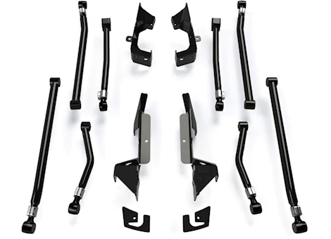 TeraFlex JK ALPINE IR LONG CONTROL ARM KIT-8-ARM ADJUSTABLE (3-6IN LIFT)-ARMS AND BRACKET