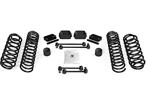 TeraFlex JL 2DR: 2.5" COIL SPRING BASE LIFT KIT – NO SHOCK ABSORBERS