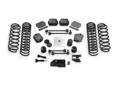 TeraFlex JLU 4-DOOR: 3.5 COIL SPRING BASE LIFT KIT - NO SHOCKS OR SHOCK EXTENSIONS