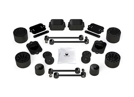 TeraFlex JLU 4-DR SPORT/SAHARA: 2.5IN SPACER LIFT KIT - NO SHOCKS OR SHOCK EXTENSIONS