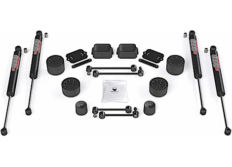 TeraFlex JLU 4-DOOR RUBICON: 2.5 PERFORMANCE SPACER LIFT KIT W/ 9550 VSS SHOCKS