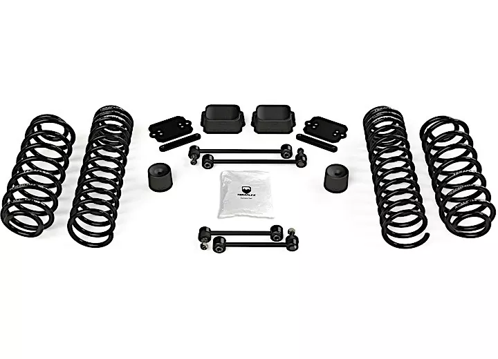 TeraFlex 18-c jeep wrangler jlu 4dr 2.5" coil spring base lift kit – no shock absorbers