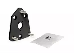 TeraFlex 18-c jeep wrangler jl alpha hd 8-lug spare tire mount adapter plate kit – 5x5in to 8x6.5in