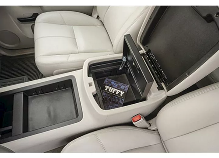 Tuffy Security Products Black flow through console safe gm/chevy 1500/2500/3500/yukon/tahoe/suburban 2007-2014