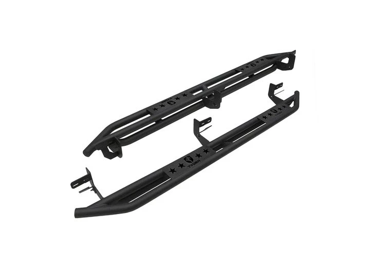 Tyger Auto 09-18 RAM 1500(19-21 CLASSIC)10-C RAM 2500/3500 CREW CAB STAR ARMOR KIT TXT BLK RUNNING BOARDS