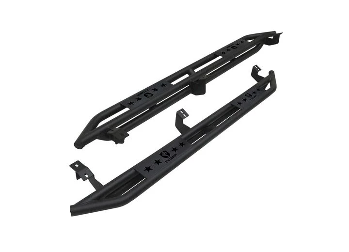 Tyger Auto 05-C TACOMA DBL CAB STAR ARMOR KIT TXT BLACK RUNNING BOARDS