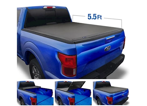 Tyger Auto 15-C F150 5.5FT STYLESIDE T3 SOFT TRI-FOLD TRUCK BED TONNEAU COVER