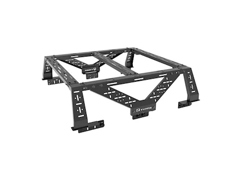 Tyger Auto 00-C TACOMA/RANGER/15-22 COLORADO/CANYON PLATE STYLE OVERLAND BED RACK BLACK