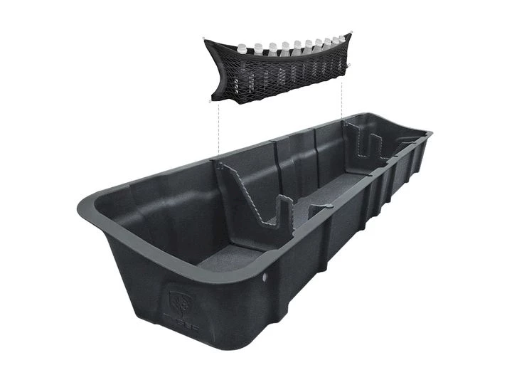 Tyger Auto 15-c f150(excl xl/xlt)/17-20 f250/f350/f450/f550 crew cab rear underseat storage box blk organizer Main Image