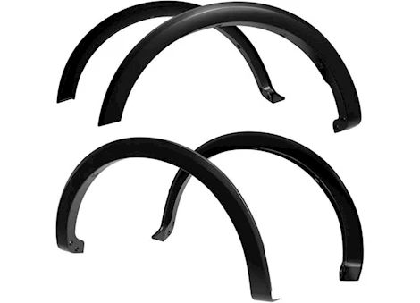 Tyger Auto 21-24 F150 FENDER FLARES PAINTABLE FACTORY STYLE 4PC TEXTURED BLACK