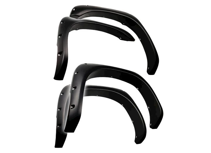 Tyger Auto 02-08 ram 1500/03-09 ram 2500/3500 fine-txt matte blk pocket style fender flare set,4 piece Main Image