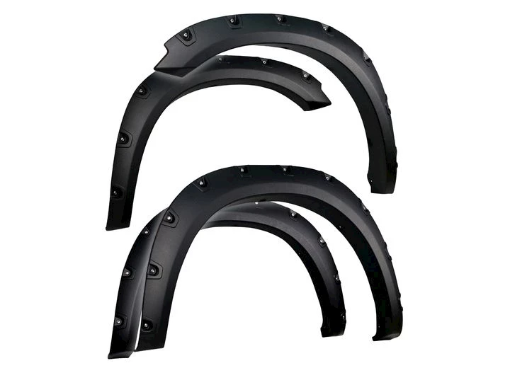 Tyger Auto 09-18 ram 1500 (excl r/t,rebel,warlock)blk rugged-txt pocket style fender flare set,4 piece Main Image