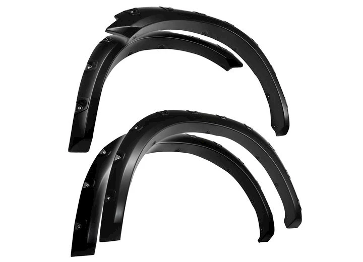 Tyger Auto 09-18 ram 1500(excl r/t,rebel,warlock) paintable smooth matte blk pocket style fender flares,4pc Main Image