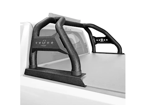 Tyger Auto 02-18 RAM 1500/02-C RAM 2500/3500(W/O RAMBOX)6.5/8FT SPORT BAR TXT BLK LIGHT MOUNT ROLL BAR