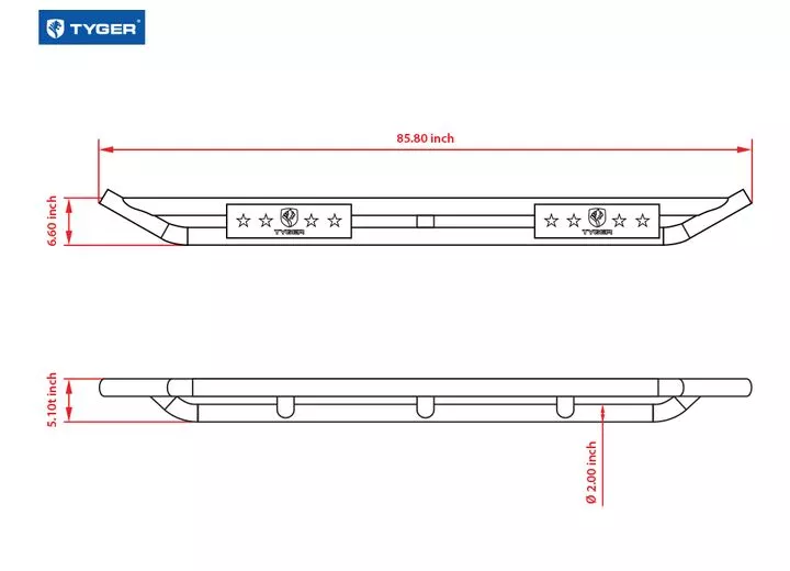 Tyger Auto 19-c silv/sierra 1500/20-c silv/sierra 2500/3500 crew cab star armor kit txt blk running boards