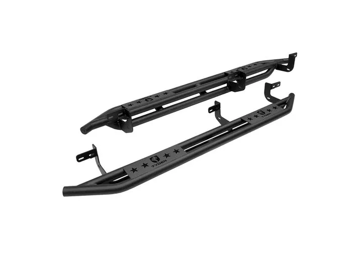 Tyger Auto 09-18 ram 1500/19-c ram 1500 classic 2in star armor 2 textured black nerf bars