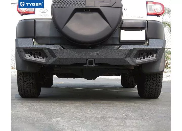 Tyger Auto 07-14 fj cruiser full width black powder coated rear hd bumper