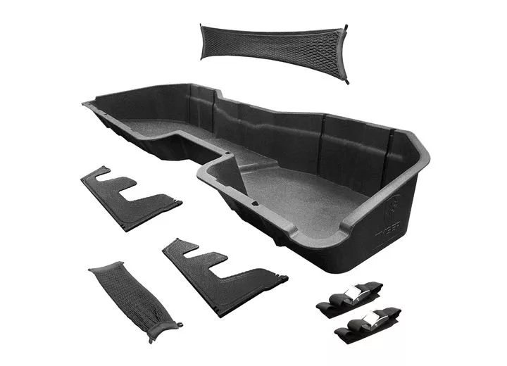 Tyger Auto 14-18 silv/sierra 1500/15-19 silv/sierra 2500/3500 crew cab underseat storage box blk