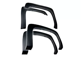 Tyger Auto 07-13 silv 1500/2500/3500 paintable fine-txt matte blk factory style fender flare,4pc