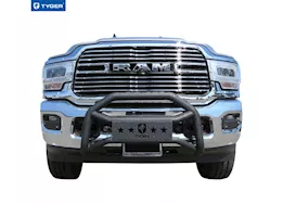 Tyger Auto 19-c ram 2500/3500 front bumper guard compatible w/txt blk light mount bull bar