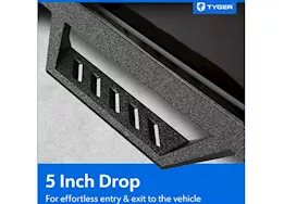 Tyger Auto 19-c silverado/sierra 1500/2500/3500hd crew cab running boards textured black