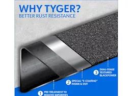 Tyger Auto 19-c silverado/sierra 1500/2500/3500hd crew cab running boards textured black