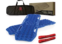 Tyger Auto Universal topo off-road recovery boards extra wide pair set blue