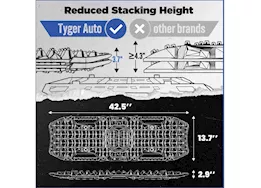 Tyger Auto Universal topo off-road recovery boards extra wide pair set blue