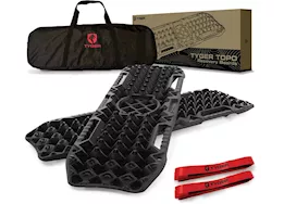 Tyger Auto Universal topo off-road recovery boards extra wide pair set black
