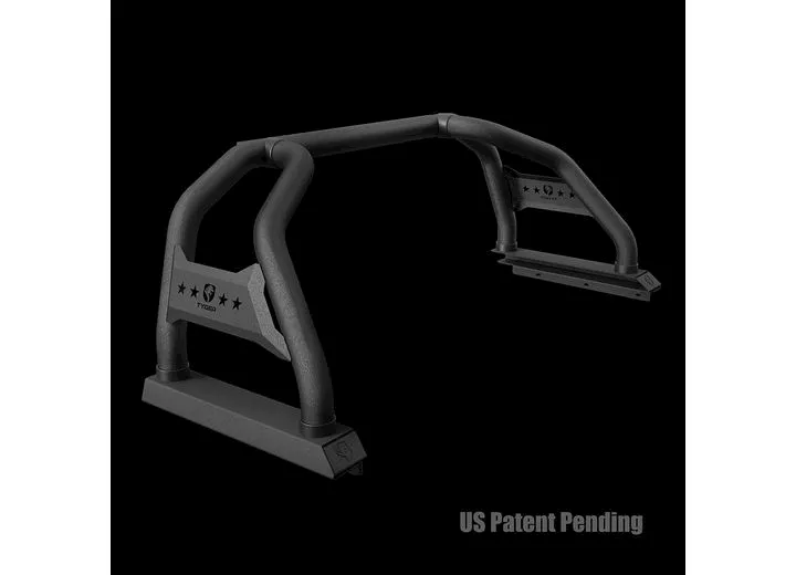 Tyger Auto 09-18 ram 1500/04-c f150/07-21 tundra sport bar fleetside only txt blk light mount roll bar