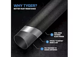 Tyger Auto 21-c bronco (ex bronco sport) 4dr 3.5in rider running boards textured black