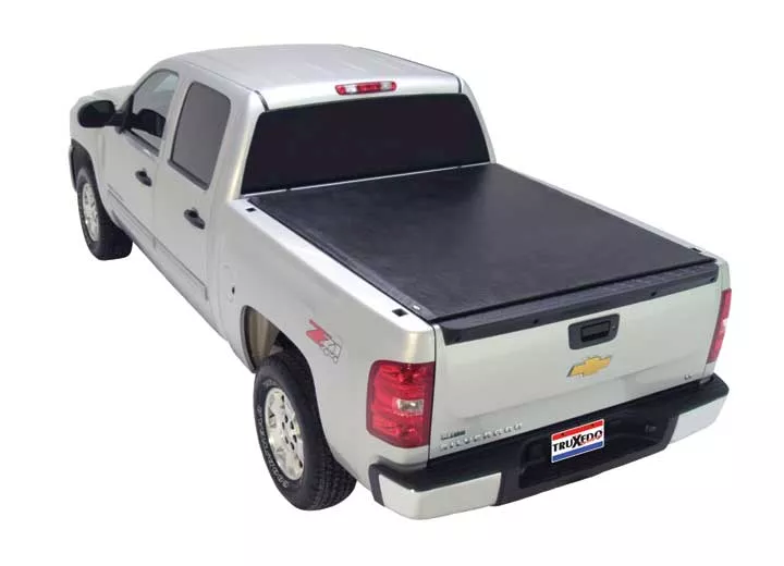 Truxedo 07-13 silverado/sierra 8ft bed w/track system lo pro qt soft roll-up tonneau cover