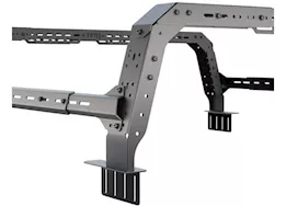 TUWA Pro LLC 14-c chevy colorado tuwa pro shiprock height adjustable bed rack with roof rails