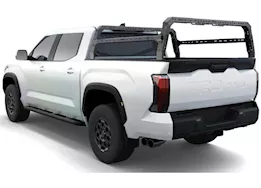 TUWA Pro LLC 07-c toyota tundra tuwa pro shiprock height adjustable bed rack with roof rails