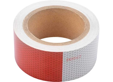 Tow-Rite 50FT REFLECTIVE TAPE-6IN RED/SILVER, 2IN WIDE