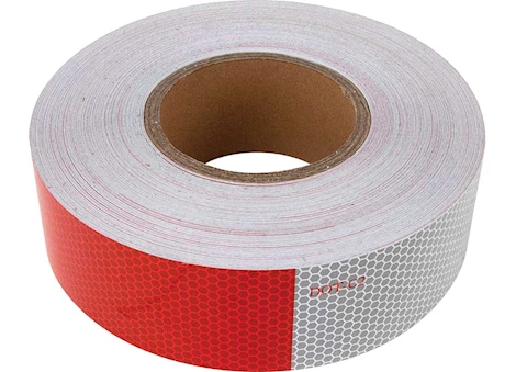 Tow-Rite 150FT REFLECTIVE TAPE-6IN RED/SILVER, 2IN WIDE