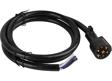 Tow-Rite 6FT 7-WAY TRAILER CORD-BLACK