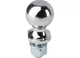 Tow-Rite 1 7/8in hitch ball,1 3/4in shank length-2k lbs,chrome