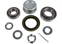 Tow-Rite Hub bearing kit 7,000 lbs (#14125a, 25580, 14276, 25520) with castle nut, cotter pin & tang washer