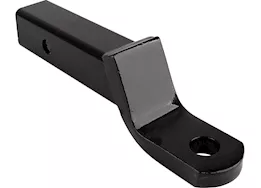 Tow-Rite Ball mount 8-1/2", 2" drop, 3/4" rise, 6,000 lbs - black