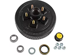 Tow-Rite 10in brake drum 5-4.5 bc 3.5k kit, 1/2in stud - boxed