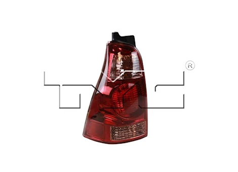 TYC LH TAILLAMP ASSY W/O BULBS OR SOCKETS TOYOTA 4RUNNER 2003-2005 CAPA