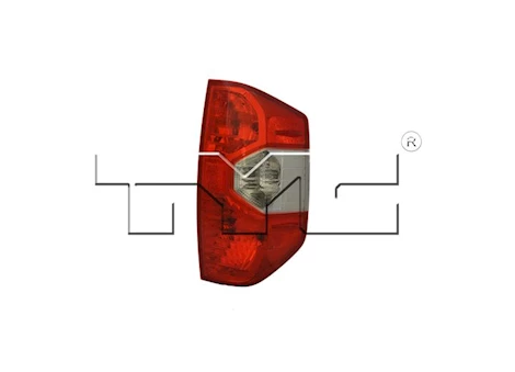 TYC RH TAILLAMP ASSY TOYOTA TUNDRA 2014-2021